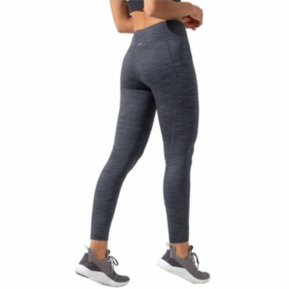 Mondetta Brushed Jacquard Legging - Blue S - Picture 2 of 7